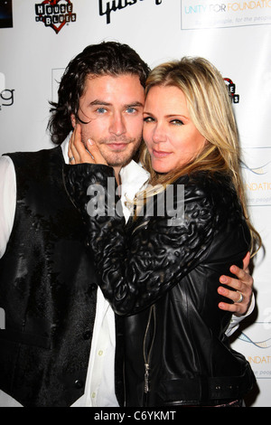 DeDee Pfeiffer with her husband Kevin Ryan Unity For Peace Benefit Concert World Tour held at The House of Blues in West
