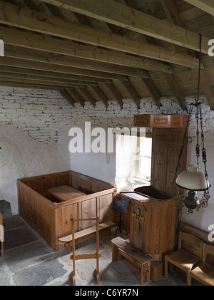 dh St Boniface Church PAPA WESTRAY ORKNEY 12th century parish church interior pulpit uk inside kirk scotland Stock Photo