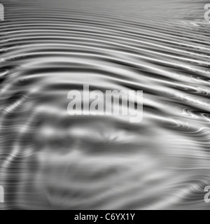 Liquid metal background texture in a silver tone. Stock Photo