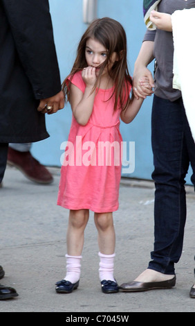 Suri Cruise on the set of 'Son Of No One' New York City, USA - 12.04.10 Stock Photo