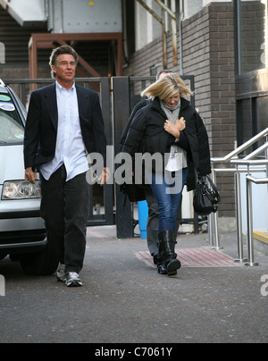 Olivia Newton-John leaving the ITV studios London, England - 15.03.10 Stock Photo
