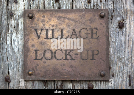 The Old Village Lock Up Gaol Kelston Stock Photo