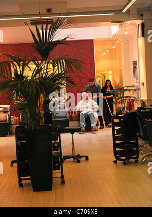 Chris Evans The ginger DJ and broadcaster gets a cut and style at a trendy salon in Central London. London, England - 14.04.10 Stock Photo