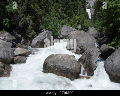 Vernal Falls, Yosemite National Park, California Stock Photo