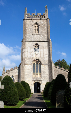 All Saints Church Nunney Stock Photo