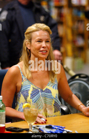 Chelsea Handler arrived late at Borders Books to sign her book Chelsea, Chelsea, Bang, Bang hours before her show in Washinton Stock Photo