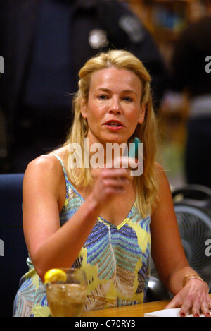 Chelsea Handler arrived late at Borders Books to sign her book Chelsea, Chelsea, Bang, Bang hours before her show in Washinton Stock Photo