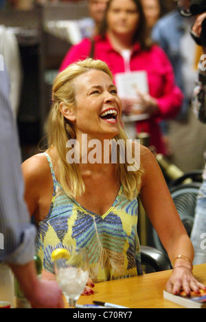 Chelsea Handler arrived late at Borders Books to sign her book Chelsea, Chelsea, Bang, Bang hours before her show in Washinton Stock Photo