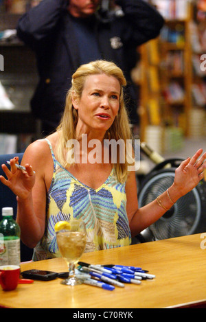 Chelsea Handler arrived late at Borders Books to sign her book Chelsea, Chelsea, Bang, Bang hours before her show in Washinton Stock Photo