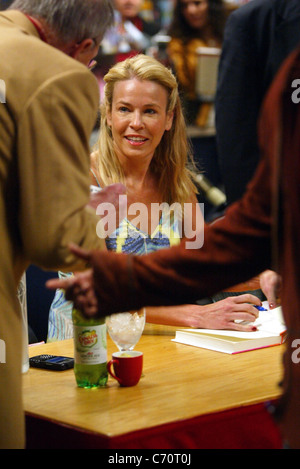 Chelsea Handler arrived late at Borders Books to sign her book Chelsea, Chelsea, Bang, Bang hours before her show in Washinton Stock Photo