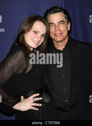 Peter Gallagher and Daughter Kathryn Gallagher 18th Annual 'A Night at Sardi's' Benefiting The Alzheimer's Association held At Stock Photo