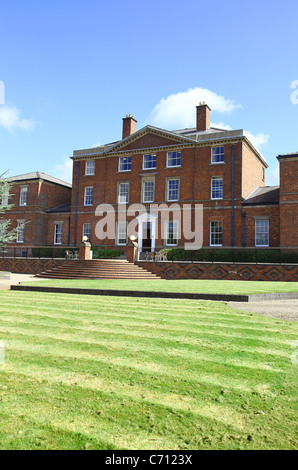 Front of Etruria Hall in Etruria, Stoke-on-Trent, Staffordshire, England, UK, was the home of the potter Josiah Wedgwood. Stock Photo