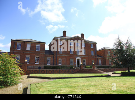 Front of Etruria Hall in Etruria, Stoke-on-Trent, Staffordshire, England, UK, was the home of the potter Josiah Wedgwood. Stock Photo