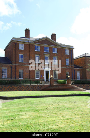 Front of Etruria Hall in Etruria, Stoke-on-Trent, Staffordshire, England, UK, was the home of the potter Josiah Wedgwood. Stock Photo