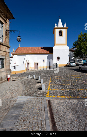 São João church in Castelo de Vide,  Portalegre, Alto Alentejo, Portugal. Stock Photo