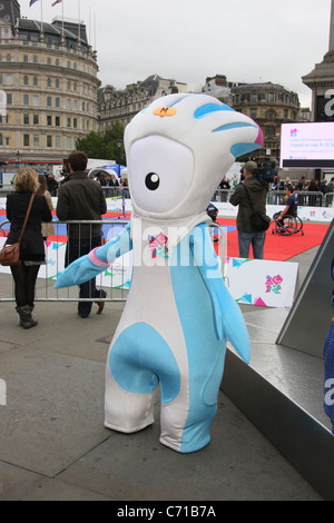 International Paralympic Day in Trafalgar Square to promote the London 2012 Paralympic games. Stock Photo