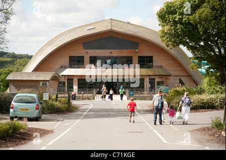 The Blue Lagoon water activity centre at Bluestone National Park resort holiday vacation centre, pembrokeshire west wales uk Stock Photo