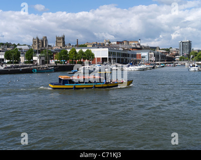 dh St Augustines Reach BRISTOL DOCKS BRISTOL Ferryboat floating harbour waterfront Port of Bristol city ferry boat uk Stock Photo