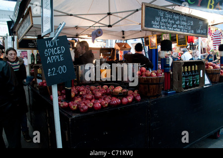 Christmas market in Greenwich London UK Stock Photo