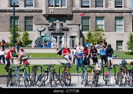 McGill University Campus downtown Montreal Canada Stock Photo