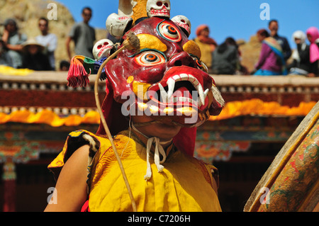 Chaam Musk Dance Festival at Hemis Gompa. Stock Photo