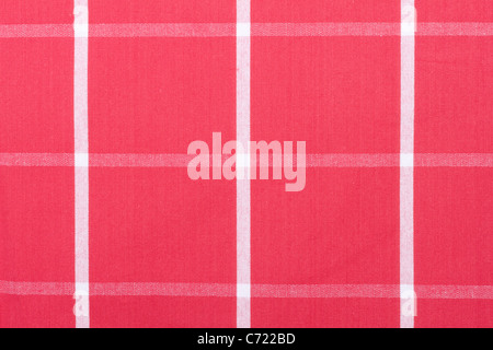red checkered tableclothh pattern, abstract background Stock Photo