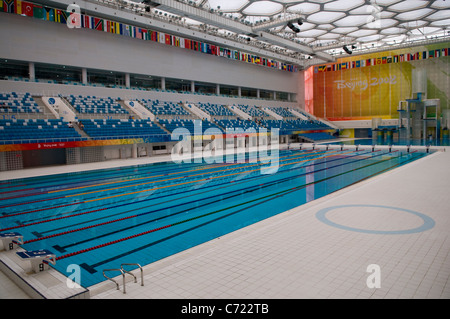 Interior of The Cube at the Olympic Stadium in Beijing China Stock Photo