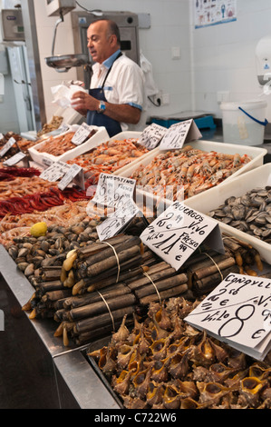 Central Market Cadiz Spain Stock Photo