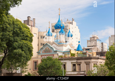 Argentinean first Russian orthodox church, San Telmo, Buenos Aires, Argentina Stock Photo