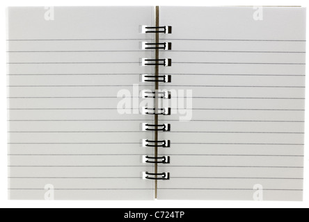 Small  ringbound notepad Stock Photo