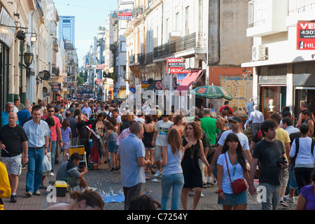 Plaza Dorrego Sunday flea market, San Telmo, Buenos Aires, Argentina Stock Photo