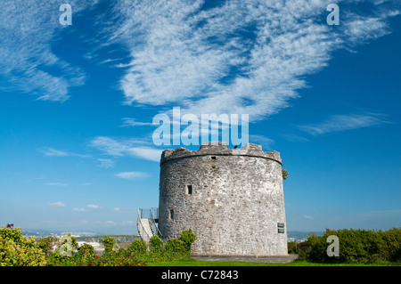 Seventeenth century artillery tower at Mount Batten, Plymouth, Devon UK Stock Photo