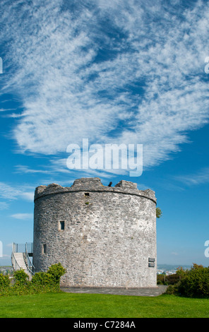 Seventeenth century artillery tower at Mount Batten, Plymouth, Devon UK Stock Photo