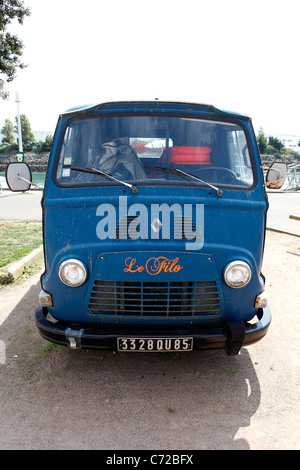 Old renault commercial van Stock Photo