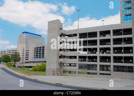 Multilevel parking garages Stock Photo