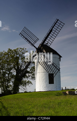 Ashton Windmill at Chapel Allerton, Somerset, England, UK Stock Photo