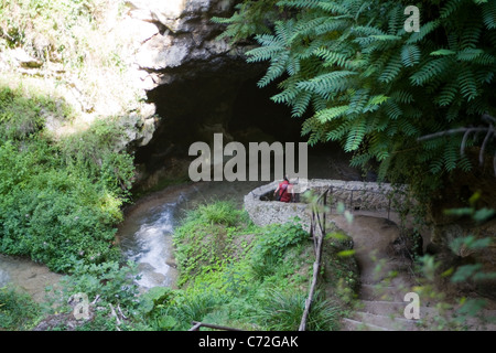 Villa Gregoriana.Tivoli, Lazio region, Province Rome, Italy. Stock Photo