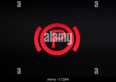 P button,Parking sign on Citroen car, concept, deck, design, element, garage, glossy, graphic, icon, Stock Photo