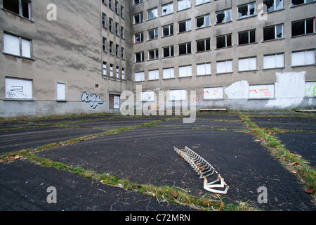 Abandoned resort Prora build during WW2 in Germany Stock Photo