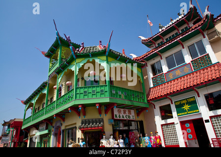 Scenes from Chinatown in Los Angeles Stock Photo