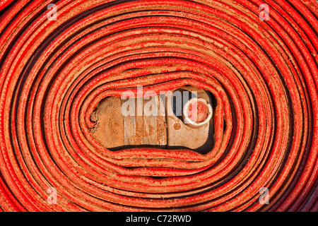 Fire hose abstract Stock Photo