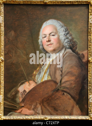 Jean Marc Nattier (1685–1766), by Louis Tocqué Stock Photo