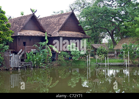 Thai village Stock Photo
