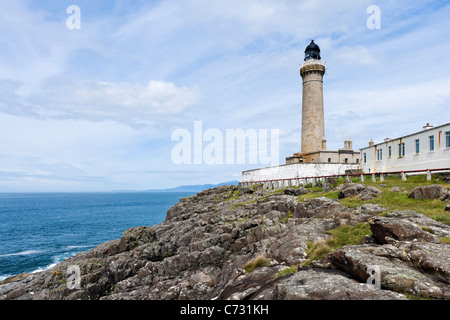 Lighthouse at Ardnamurchan Point (the most westerly part of mainland Britain), Ardnamurchan Peninsula, Lochabar, Scotland, UK Stock Photo