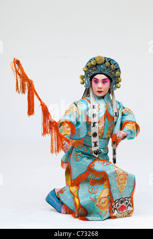 Beijing Opera Mulan Stock Photo