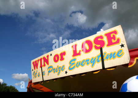 fun fair at anglesey county agricultural show, wales, uk 2011 Stock Photo