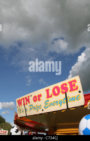 fun fair at anglesey county agricultural show, wales, uk 2011 Stock Photo