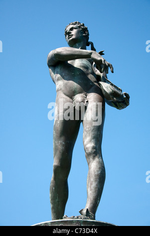 Statue of Orpheus at the historic Fort McHenry in Baltimore Maryland USA Stock Photo