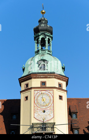 Altes Rathaus town hall, Leipzig, Saxony, Germany, Europe Stock Photo