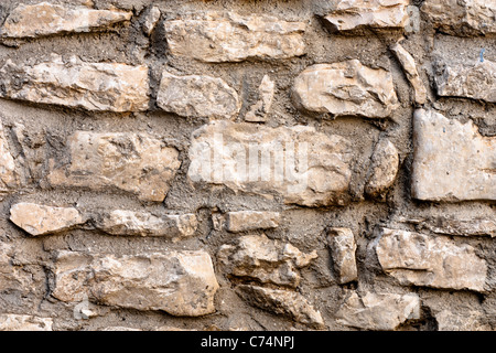 Stone Wall Texture Detail Stock Photo